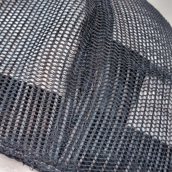 John Deere Wool Mesh Back Adjustable Trucker Hat Cap Gray Black Snapback - Picture 5 of 11
